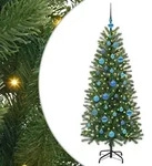 vidaXL K&uuml;nstlicher Weihnachtsbaum Gr&uuml;n 150 cm PE und PVC