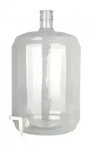 G&auml;rflasche, Glasflasche PET 23 Liter mit Hahn 5/16-7/16