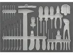 Werkzeugmodul 3/3 leer Handwerkzeug FORTIS
