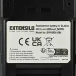 EXTENSILO 3x Akku kompatibel mit Makita TD001G, HS004G, W001G, HP001G, HR003G,...
