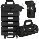 Rolltasche Werkzeug,Werkzeug Rolltasche Leer mit 13 Taschen,Werkzeugtasche mit 2