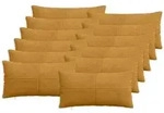 vidaXL Kissenbezug 12 pcs ALMELO Gelb 40 x 80 cm Cord
