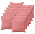 vidaXL Kissenbezug 12 pcs HEERLEN Rosa 50 x 50 cm Samt