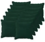 vidaXL Kissenbezug 12 pcs HOUTEN Dunkelgr&uuml;n 50 x 50 cm Samt