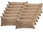 vidaXL Kissenbezug 12 pcs HOUTEN Braun 40 x 80 cm Chenille-Stoff