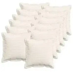 vidaXL Kissenbezug 12 stk. HOUTEN Creme 40 x 40 cm Cord
