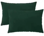 vidaXL Kissenbezug 2 pcs HEERLEN Dunkelgr&uuml;n 50 x 70 cm Samt