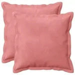 vidaXL Kissenbezug 2 pcs HOUTEN Rosa 40 x 40 cm Samt