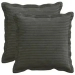 vidaXL Kissenbezug 2 stk. HOUTEN Anthrazit 50 x 50 cm Cord