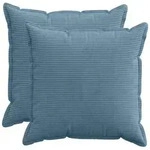 vidaXL Kissenbezug 2 stk. HOUTEN Blau 65 x 65 cm Cord