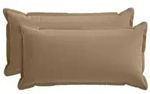 vidaXL Kissenbezug 2 stk. HOUTEN Taupe 40 x 80 cm Polyester