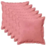 vidaXL Kissenbezug 6 pcs HOUTEN Rosa 30 x 30 cm Samt