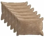 vidaXL Kissenbezug 6 pcs HOUTEN Braun 50 x 75 cm Chenille-Stoff