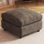 Guyii Sitzhocker mit Stauraum, Gepolsterte Ottomane mit Deckel, Fu&szlig;hocker mit