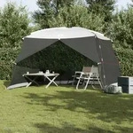 vidaXL Camping-Moskitonetz mit T&uuml;r Grau 6 Personen Wasserdicht