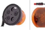 HELLA 2XD 013 979-021 LED-Rundumkennleuchte - RotaLED Compact - 12/24V - gelb -