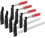 Schraubzwingen 4er Set 2x150mm 2x300mm 80mm Einhand 272kg