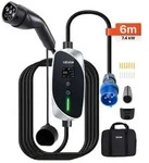 VEVOR Mobile Wallbox, 7,4 kW, 32 A, Typ 2 Ladestation, Tragbares...