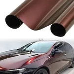 Blueshyhall Autofolie Schwarz Rot Verlauf, Car Wrapping Folie Glanzed mit...