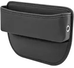 Aufbewahrungsbox Autositz Organizer Gap Box Leder Schwarz