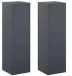 vidaXL Pflanzenst&auml;nder 2 pcs Anthrazit 30 x 30 x 100 cm
