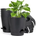 Blumentopf selbstbew&auml;ssernd 15.2cm &Uuml;bertopf &Phi; 15.2cm Schwarz