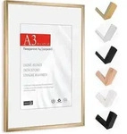 Bilderrahmen A3 Passepartout Alu | Champagner Gold A3(29,7x42cm) 1x