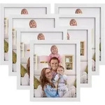 Bilderrahmen Set 7 20x25 Collage Wand Tischaufsteller 20x25cm Wei&szlig;