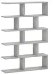 vidaXL Wandregal Betongrau 70 x 17 x 101 cm Holzwerkstoff