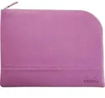 Rhodia Rhodiarama Etui aus Kunstleder Rei&szlig;verschluss, 21x28 cm Flieder 116741C