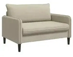 vidaXL XXL-Sessel Beige Samt