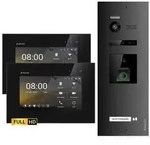 HD Video T&uuml;rsprechanlage mit Fingerprint und RFID f&uuml;r 1 Familienhaus, 2x...