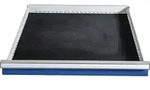 Schubladengummieinlage schwarz f.Schrank-B.600mm f.Schr&auml;nke/Werkb&auml;nke
