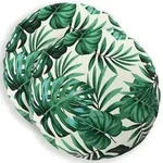vidaXL Kissenbezug 2 pcs HEERLEN Blattmuster &Oslash; 50 cm Polyester