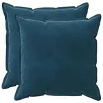 vidaXL Kissenbezug 2 pcs HOUTEN Blau 80 x 80 cm Samt