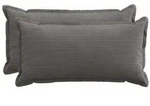 vidaXL Kissenbezug 2 stk. HOUTEN Dunkelgrau 40 x 80 cm Cord