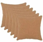 vidaXL Kissenbezug 6 pcs HEERLEN Beige 30 x 30 cm Boucl&eacute;