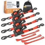 KODIAK STRAPS Automatik Spanngurte 25mm 3m mit S Haken | 800KG Selbstaufrollend