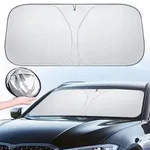 Sonnenschutz Auto Frontscheibe 136&times;65cm, Innen, Frontscheibenabdeckung,...