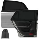 Sonnenschutz Auto Baby, 2 St&uuml;ck Universal Auto Seitenscheibe, Autofenster