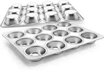 Muffinform 2er Edelstahl 12er 35x27cm Muffinform x 2 Edelstahl