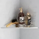 Eckregal Dusche 304 Edelstahl 254mm Silber 1 St&uuml;ck