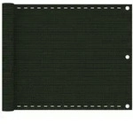 vidaXL Balkon Sichtschutz Dunkelgr&uuml;n 75x600 cm HDPE