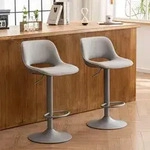 YOUNIKE Barhocker 2er Set, Barst&uuml;hle Bar Stool H&ouml;henverstellbar Drehstuhl,