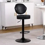 Youhauchair Barhocker 1er Set, 360 drehbare Barhocker mit R&uuml;ckenlehne,