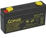 Set - Bleiakku und Ladeger&auml;t - 6V 1,2Ah KungLong Akku 0,6A Lader