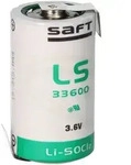 Saft LS33600 ER-D Mono Lithium-Thionylchlorid 3,6V, 17.000 mAh Z L&ouml;tfahne