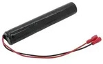 Notleuchtenakku NiMH 3,6V 4000mAh L1x3 Baby C mit Kabel und Faston-Buchsen...