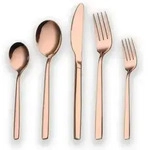 Besteckset 30tlg Titanium Ros&eacute; vergoldet Service6 Kupfer 05. Ros&eacute;gold