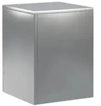 vidaXL Pflanzenst&auml;nder Silber 30 x 30 x 40 cm Stahl